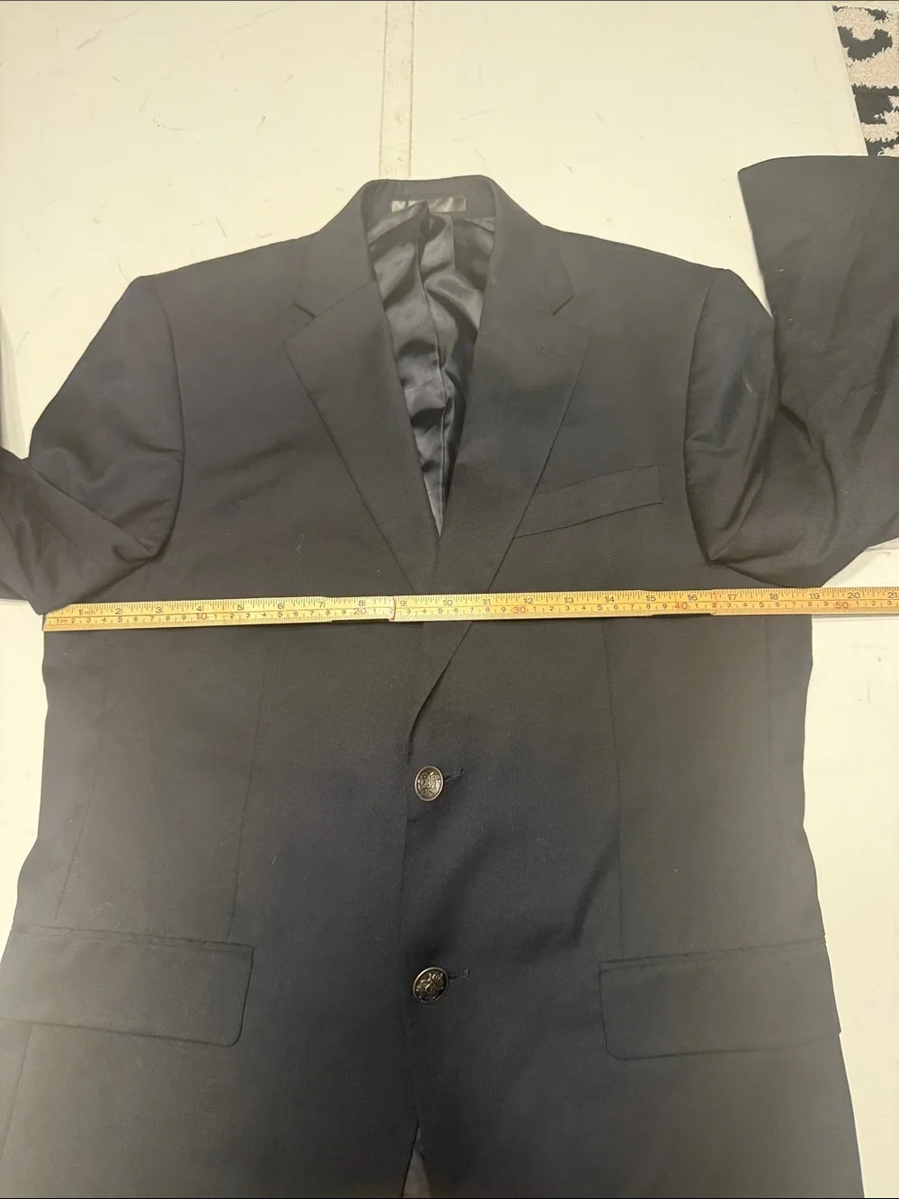 Michael Kors Men's Black Two-Button Sport Coat Blazer